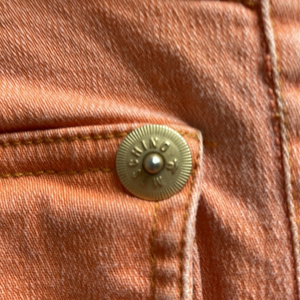 Moschino Vintage Jeans Orange Button Down Shirt - Picture 13 of 13
